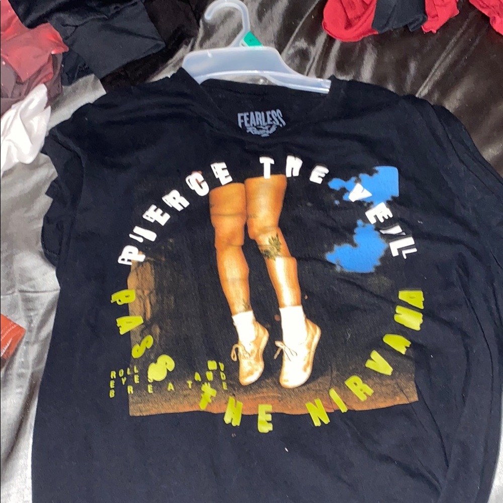 Black Graphic Kids T-Shirt